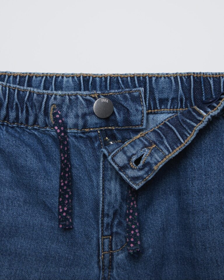 00595703400-e3 Girls Denim Joggers Jeans