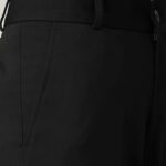 Black Tencel Fabric Formal Trousers