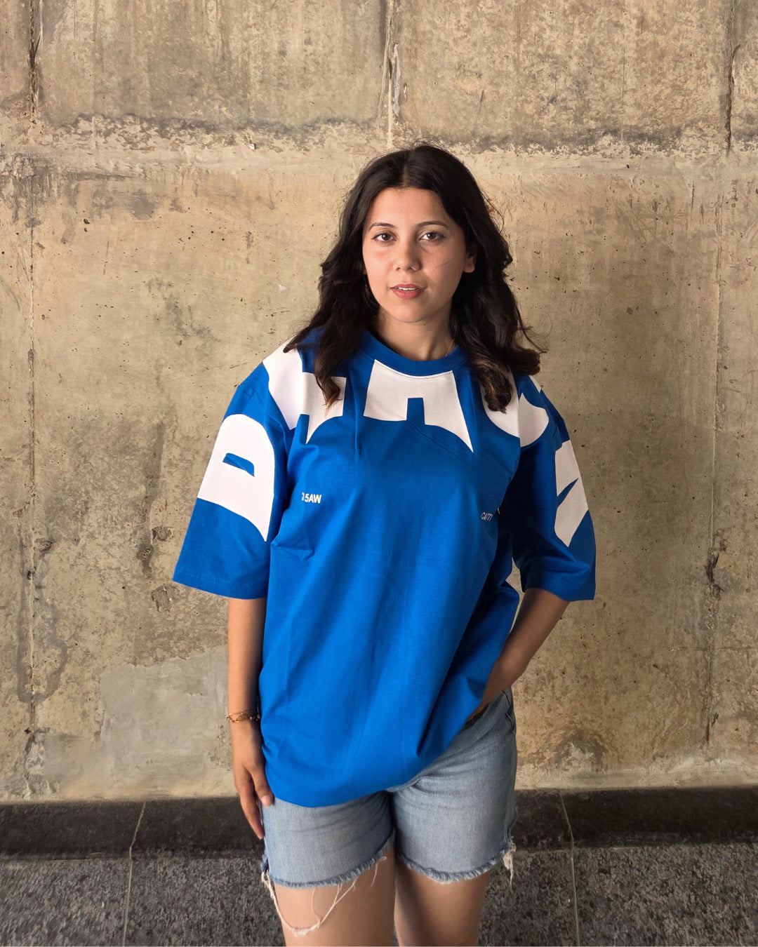 1.1_51ac0189-250b-4434-913c-4cd83cebc17f Light Blue Short Sleeve, Oversized T-Shirt