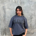 dark grey oversized shirt