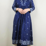 1_210cbf8d-b3f8-4d9f-b920-5f6799ccd0f7 Black V Neck 2 Pcs Anarkali Kurta Set