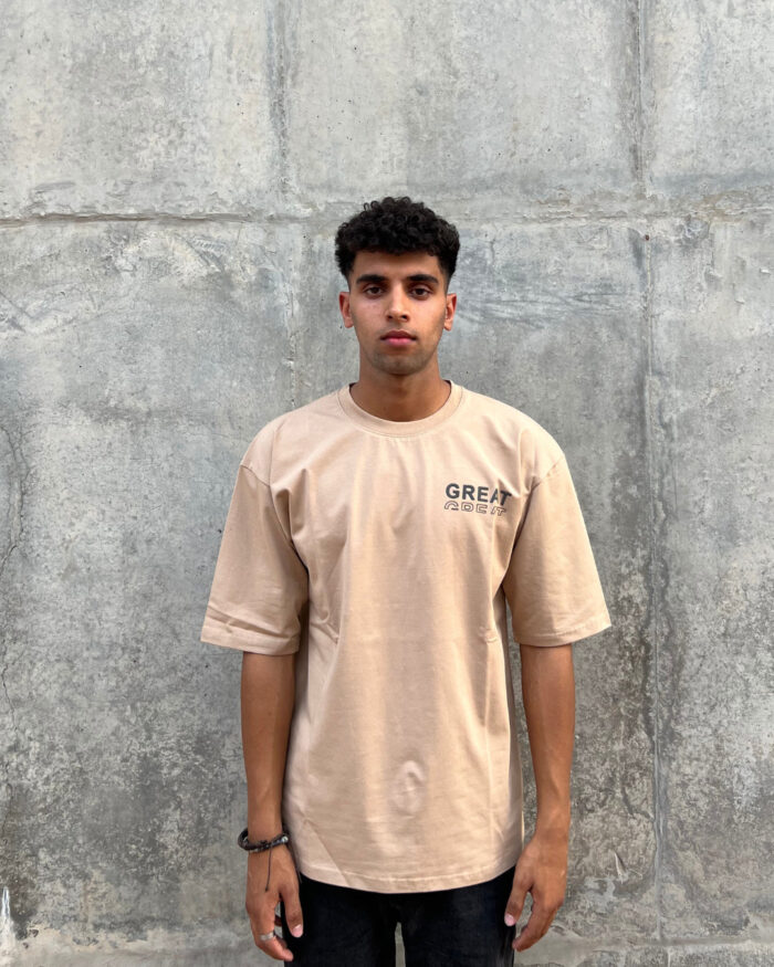 1_36c9f191-daea-49c9-a9f0-2b3b0164433d Sand Short-Sleeved, Oversized T-shirt