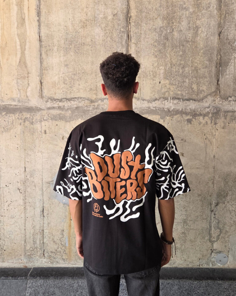 Dust Biters Black Oversized T-shirt
