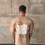 Dust Biters Beige Oversized T-shirt