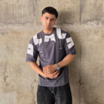 Grey Short-Sleeved, Oversized T-shirt