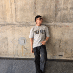 Light Grey Short-Sleeved, Oversized T-shirt