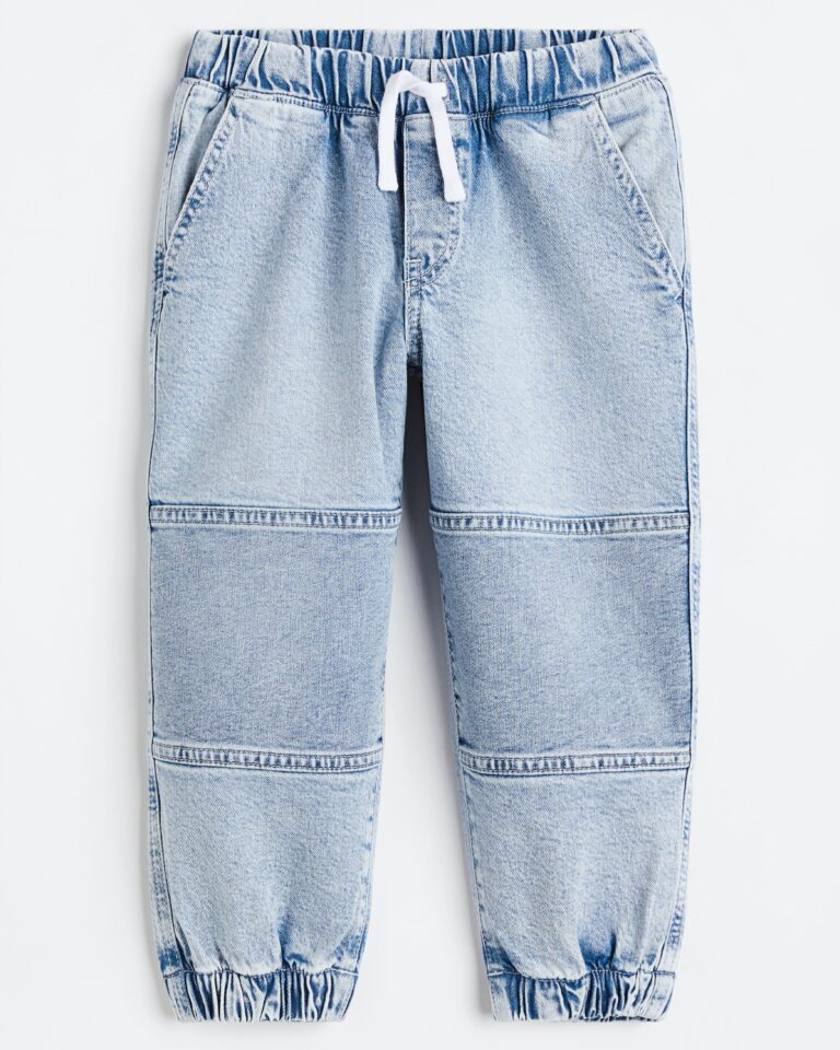 Loose Fit Cotton twill joggers