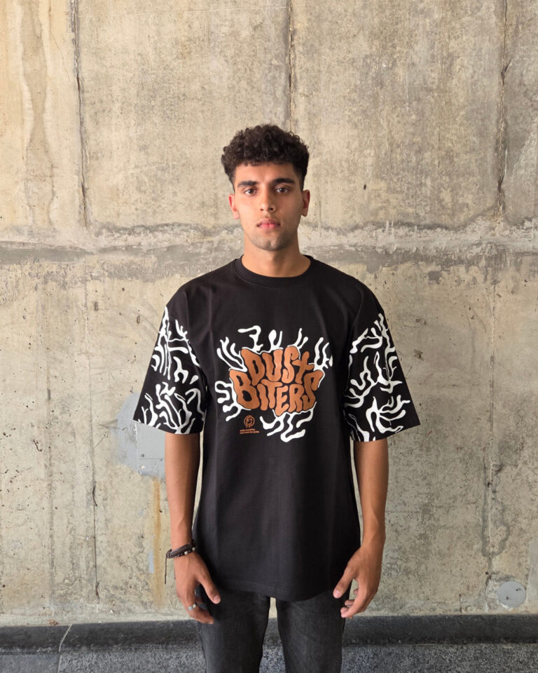 Dust Biters Black Oversized T-shirt
