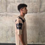 Beige Short-Sleeved, Oversized T-shirt