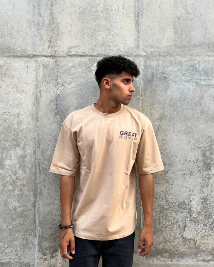2_3f93f1ed-b2bd-4195-b39f-a6ac4c75b09c Sand Short-Sleeved, Oversized T-shirt