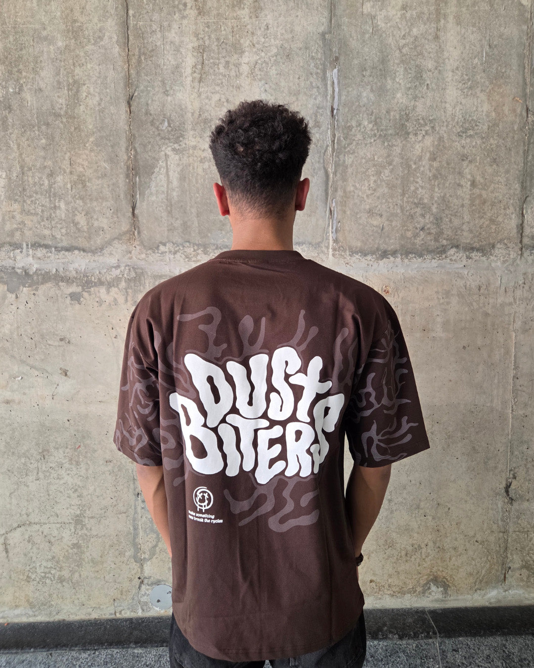 Dust Biter Brown Oversized T-shirt