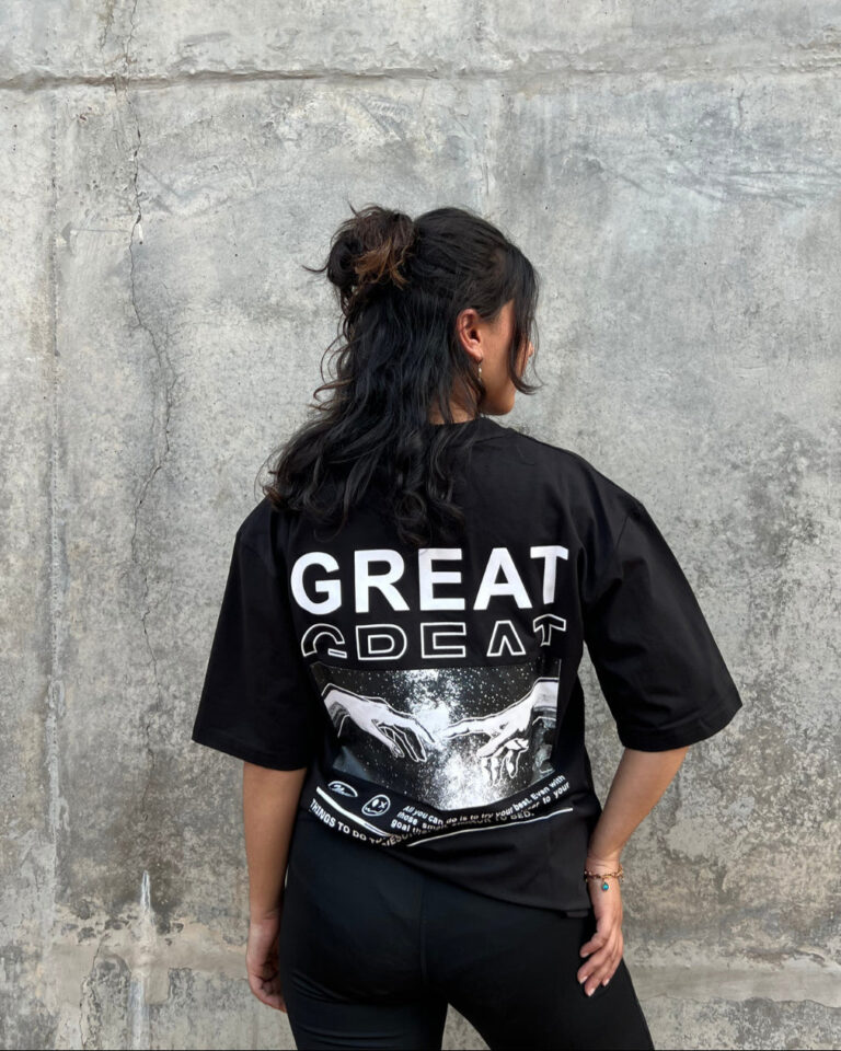 2_83ddd771-4811-4517-ba13-8b7d8d07958b Black Short-Sleeved, Oversized T-shirt