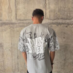 Grey Short-Sleeved Oversized T-shirt