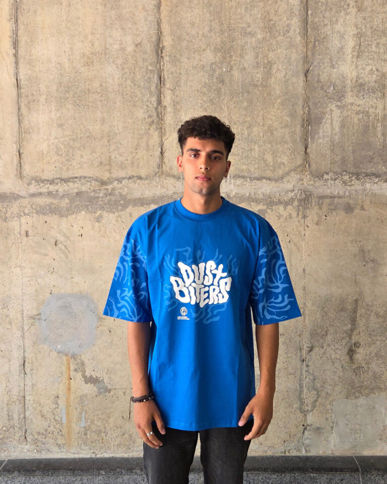 2_9639791a-b7fa-4cec-921b-d742539b3ac1 Dust Biters Dark Blue Oversized T-shirt