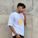 Dust Biters White Oversized T-shirt