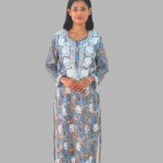 2 Piece floral chikankari long kurta trooking
