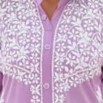 2_Pcs_Lilac_Floral_Chikankari_Long_Kurta_Set_7 Lavender Floral Chikankari Long Kurta Set for women_trooking fashions