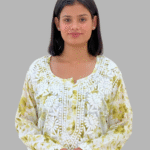 Mehndi Color Chikankari Long Kurta Set Trooking
