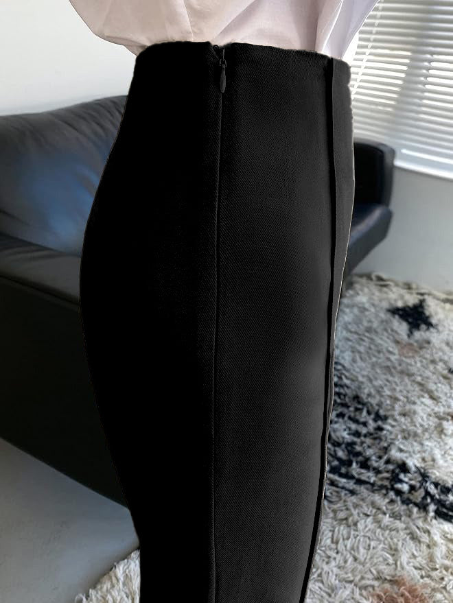 Black Hight Waist Trouser