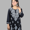 3_1b01d545-d59d-44e3-a5f3-5a40361c8aaa Women's Black Chikankari Short Kurti