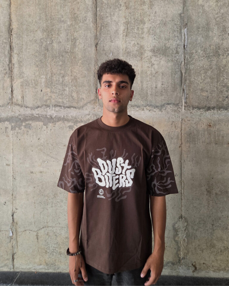 Dust Biter Brown Oversized T-shirt