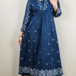 3_d603aee0-48fc-4318-8db3-2f47298f8f19 Black V Neck 2 Pcs Anarkali Kurta Set