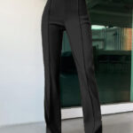 Black Hight Waist Trouser