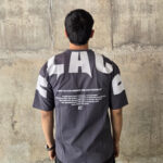 Grey Short-Sleeved, Oversized T-shirt