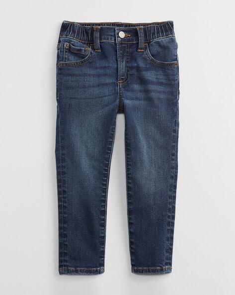 Mid-Wash Regular Fit Jeans