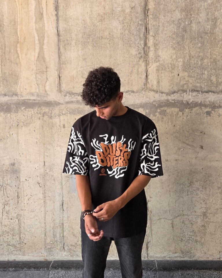 Dust Biters Black Oversized T-shirt