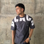 Grey Short-Sleeved, Oversized T-shirt