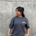 Grey Crew Neck Men's Oversized T-Shirt