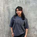 dark grey oversized shirt