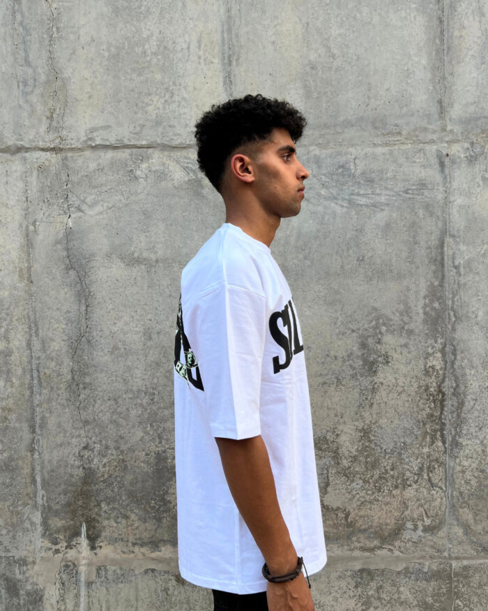 5_e1244242-5c12-4538-9d0b-bcbaafb11318 White Short-Sleeved, Oversized T-shirt