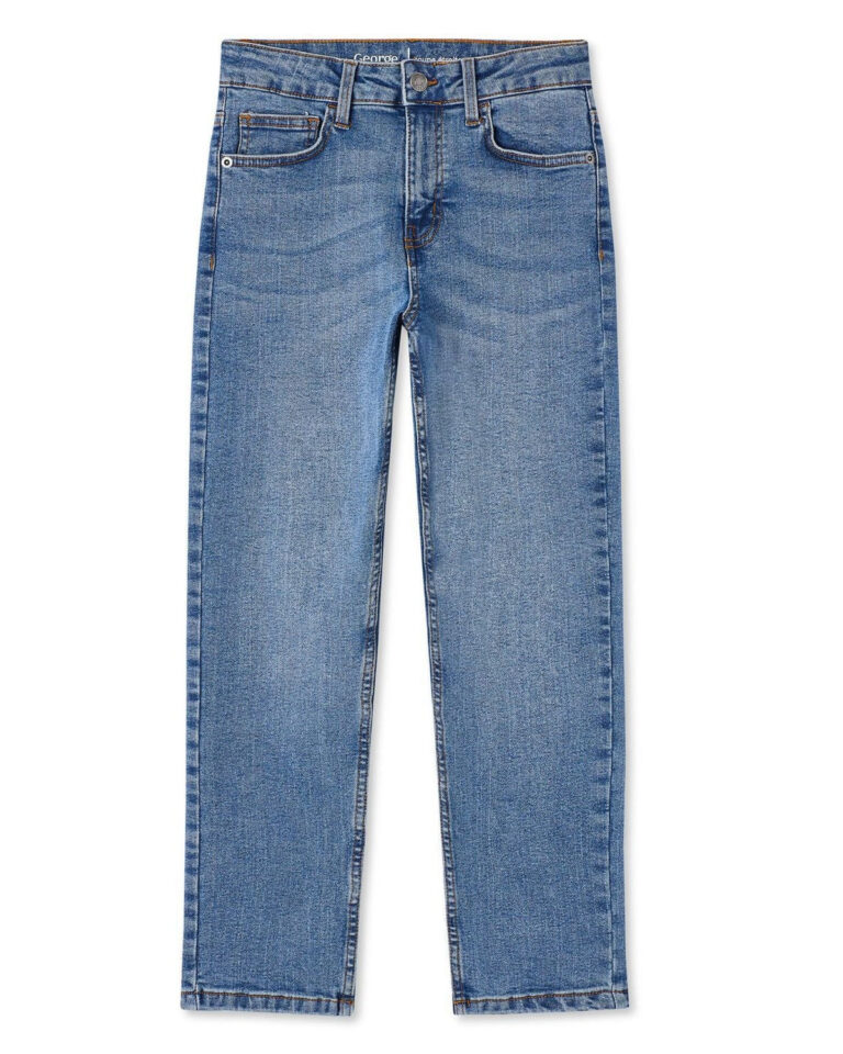 Boy's Straight Slim Fit Jeans