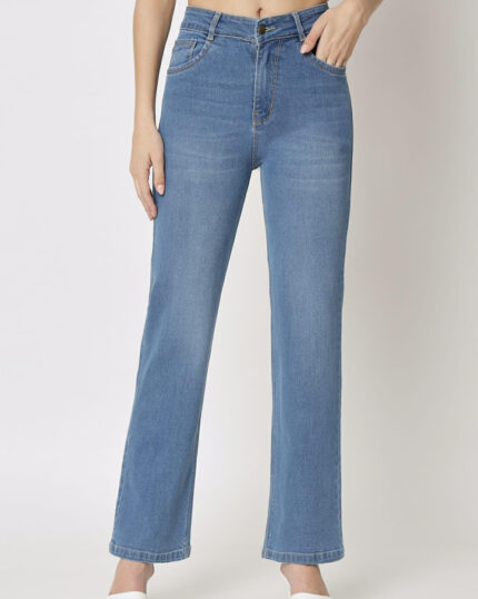 Women's High Rise Regular Straight Fit
