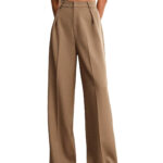 Girls Straight Fit Sloane Tailored Pant Beige