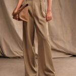 Girls Straight Fit Sloane Tailored Pant Beige