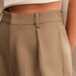 Girls Straight Fit Sloane Tailored Pant Beige