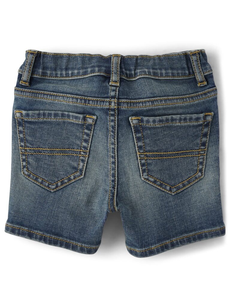 Kid's Dark Blue  Straight Leg Shorts
