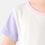 Colour Block Tiered T-shirt Dress