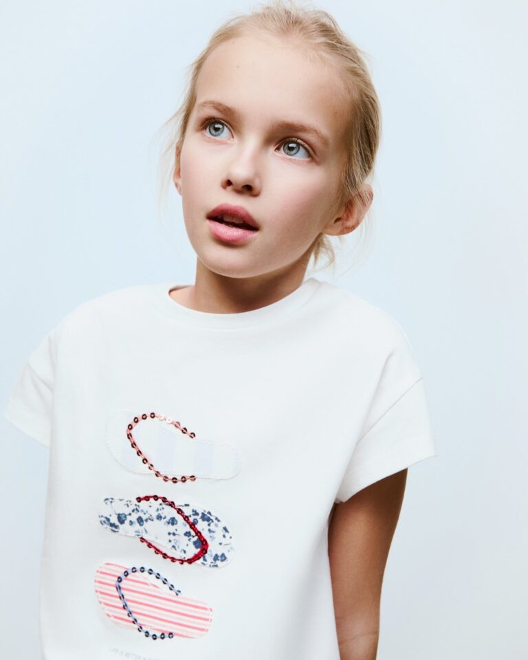Kid's  White 2 Way Lycra Crop T-shirt Top