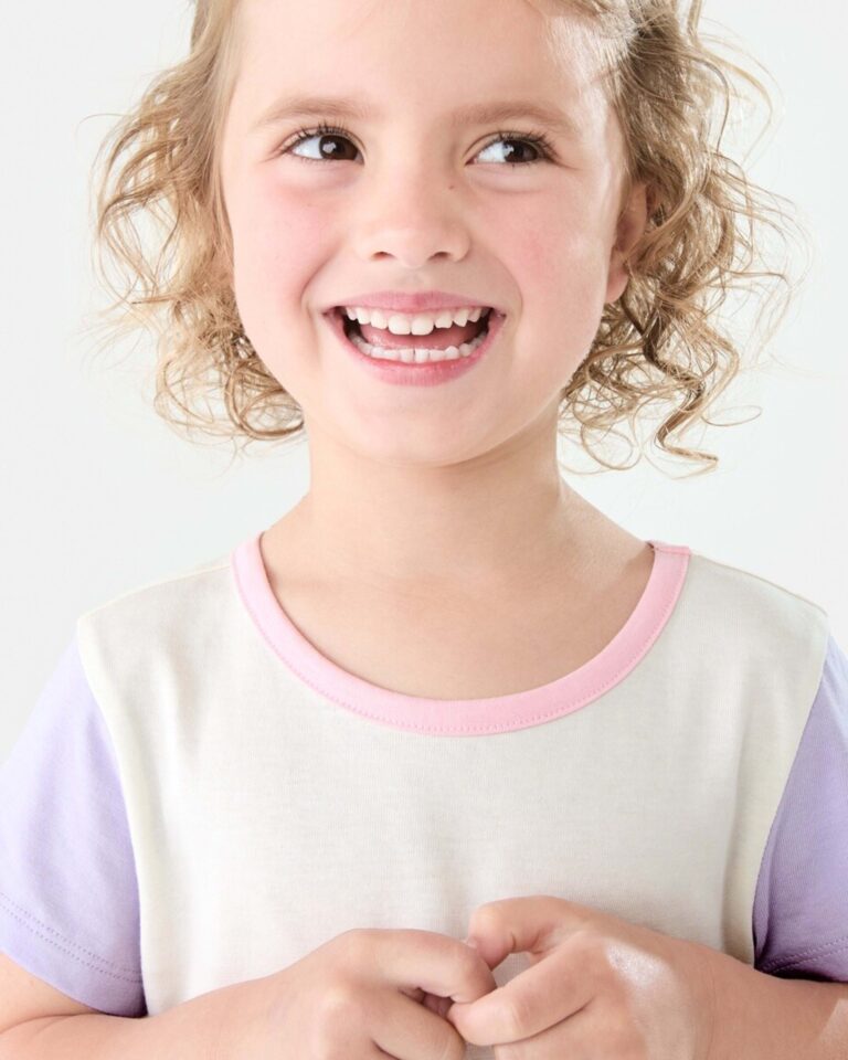 Colour Block Tiered T-shirt Dress