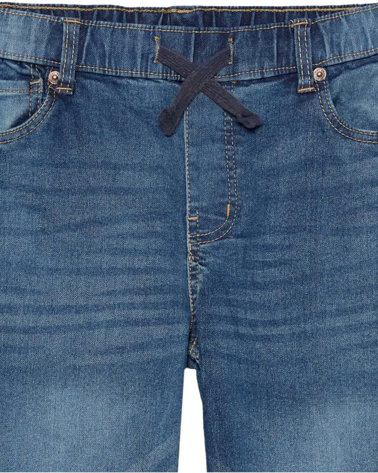 Light Blue Straight Leg Jeans