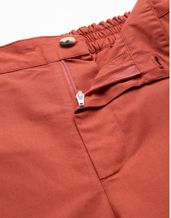 Rust waist coat set 2 piece