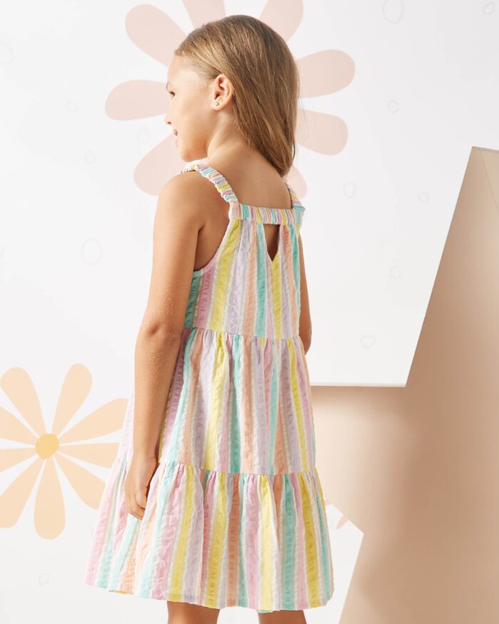 Striped Sleeveless Dress