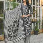 Mustard Yellow V Neck 3 Pcs Suit