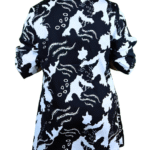 Black_V_Neck_Glam_Print_Long_Top_3 black v neck top_trooking