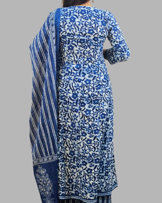 Blue_Anarkali_3_Pcs_Kurta_Set_12 Blue Anarkali 3 Pcs Kurta Set