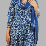 Blue_Anarkali_3_Pcs_Kurta_Set_14 Blue Anarkali 3 Pcs Kurta Set